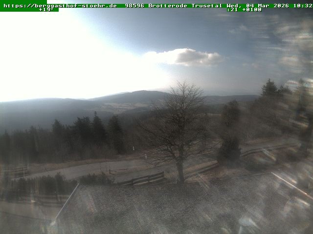 Archiv Foto Webcam Brotterode im Thüringer Wald
