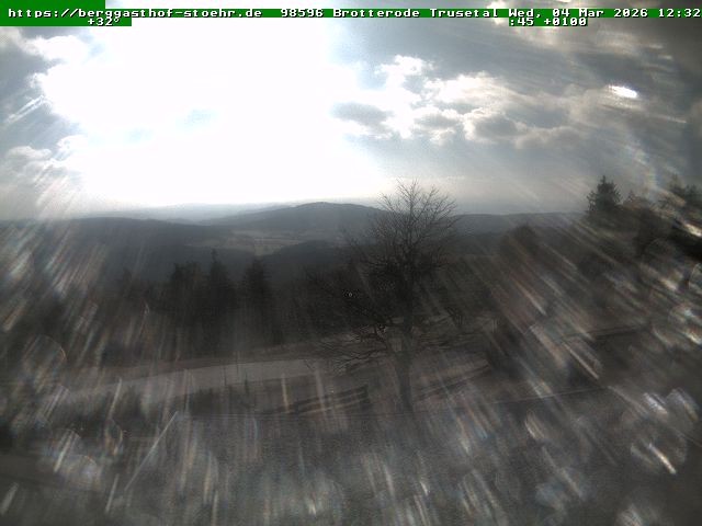 Archiv Foto Webcam Brotterode im Thüringer Wald