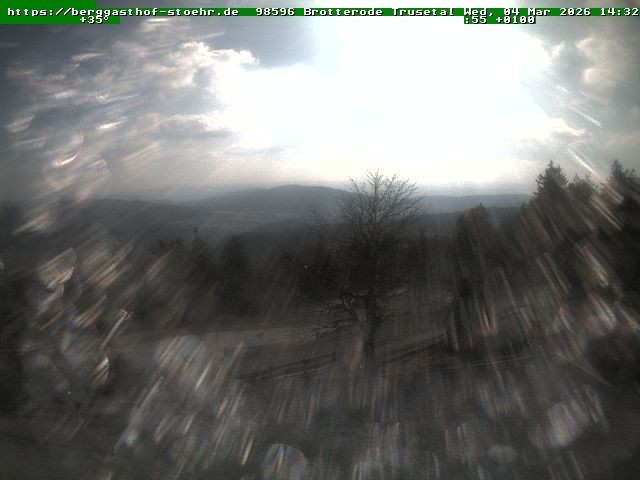 Archiv Foto Webcam Brotterode im Thüringer Wald