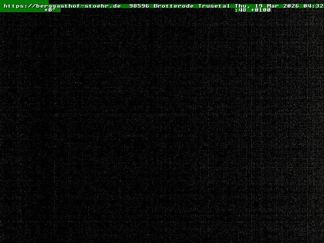 Archiv Foto Webcam Brotterode im Thüringer Wald