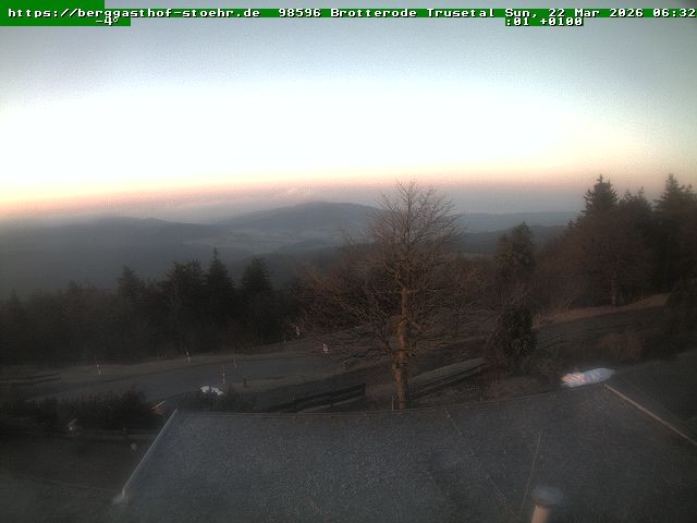 Archiv Foto Webcam Brotterode im Thüringer Wald