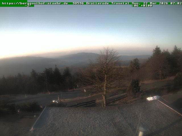 Archiv Foto Webcam Brotterode im Thüringer Wald