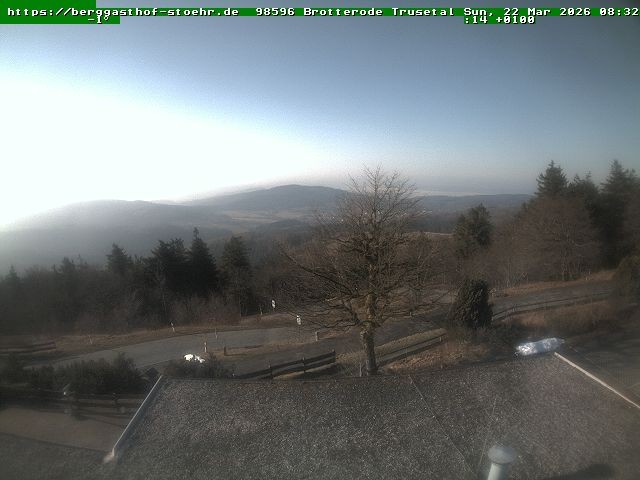 Archiv Foto Webcam Brotterode im Thüringer Wald