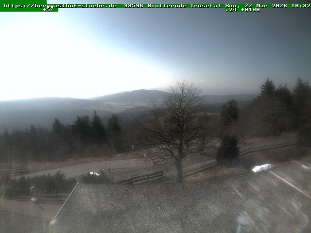 Archiv Foto Webcam Brotterode im Thüringer Wald