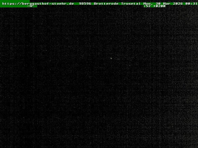 Archiv Foto Webcam Brotterode im Thüringer Wald