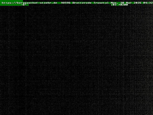 Archiv Foto Webcam Brotterode im Thüringer Wald