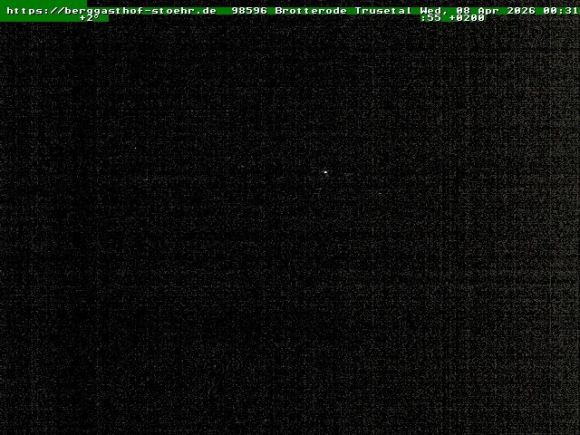 Archiv Foto Webcam Brotterode im Thüringer Wald