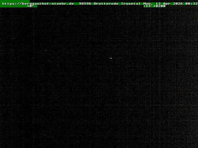 Archived image Webcam Brotterode (Thuringian Forest)