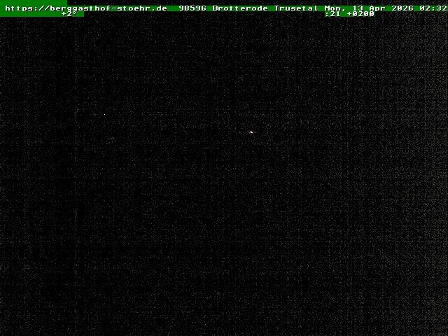 Archived image Webcam Brotterode (Thuringian Forest)