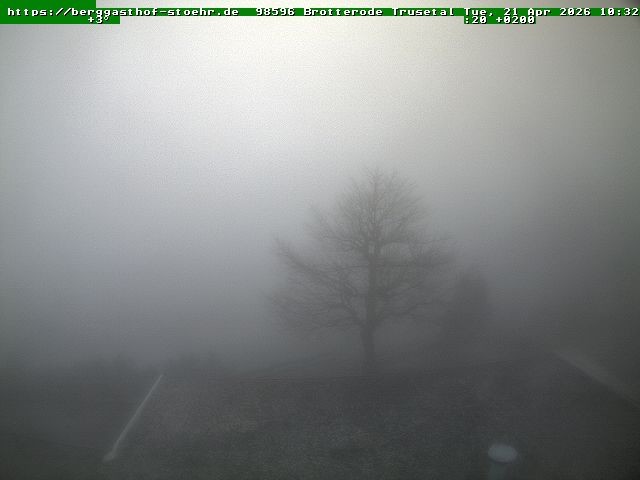 Archiv Foto Webcam Brotterode im Thüringer Wald