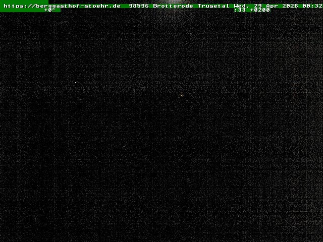 Archiv Foto Webcam Brotterode im Thüringer Wald