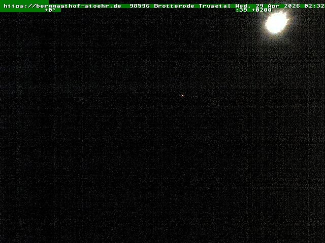 Archiv Foto Webcam Brotterode im Thüringer Wald