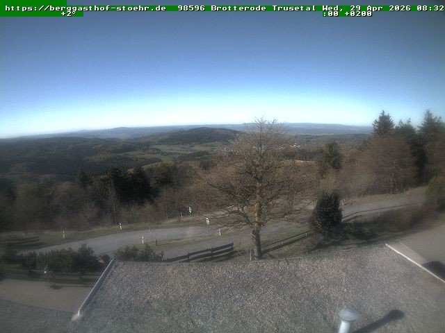 Archiv Foto Webcam Brotterode im Thüringer Wald