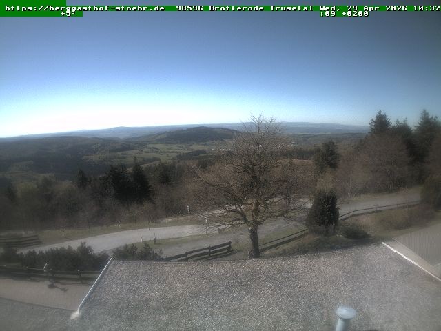 Archiv Foto Webcam Brotterode im Thüringer Wald