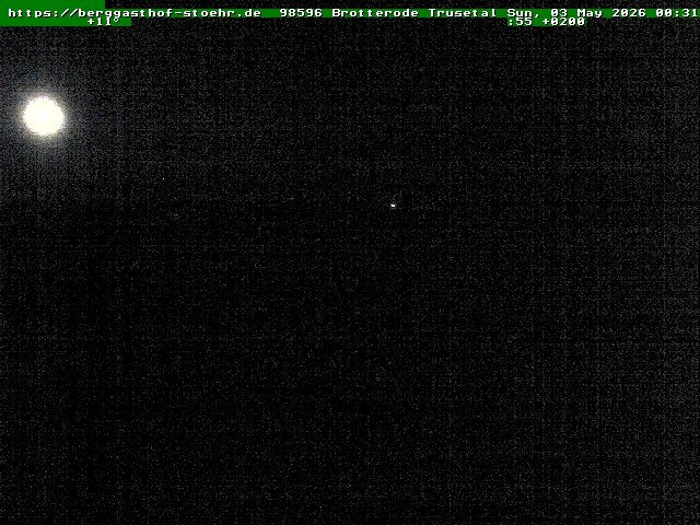 Archiv Foto Webcam Brotterode im Thüringer Wald