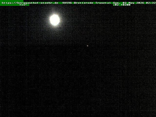 Archiv Foto Webcam Brotterode im Thüringer Wald