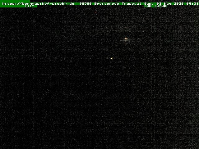 Archiv Foto Webcam Brotterode im Thüringer Wald