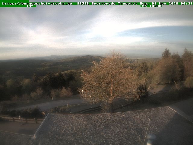 Archiv Foto Webcam Brotterode im Thüringer Wald