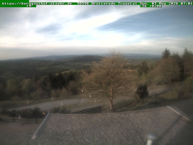 Archiv Foto Webcam Brotterode im Thüringer Wald