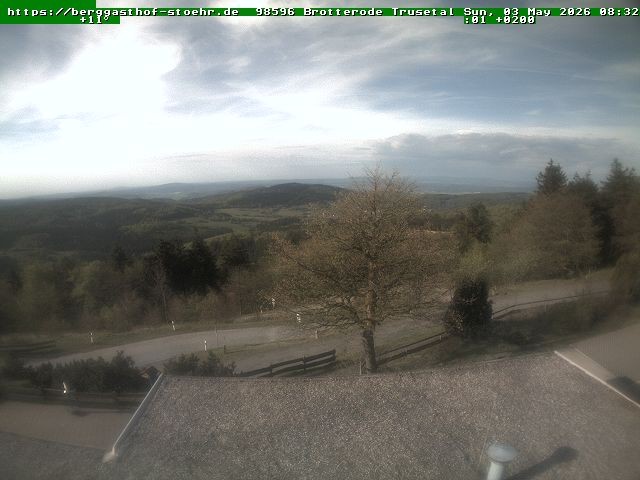 Archiv Foto Webcam Brotterode im Thüringer Wald
