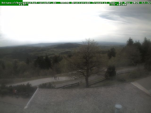 Archiv Foto Webcam Brotterode im Thüringer Wald