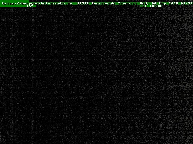 Archiv Foto Webcam Brotterode im Thüringer Wald