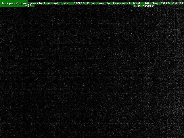 Archiv Foto Webcam Brotterode im Thüringer Wald