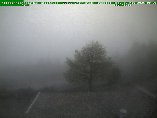 Archiv Foto Webcam Brotterode im Thüringer Wald