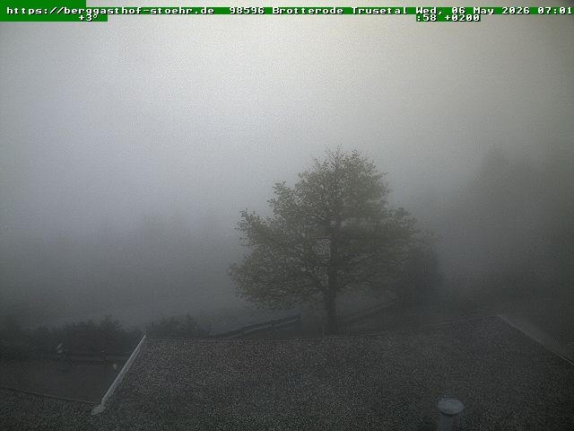 Archiv Foto Webcam Brotterode im Thüringer Wald