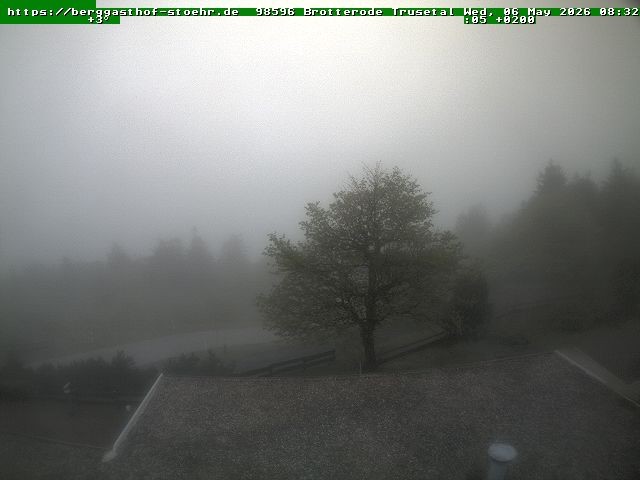 Archiv Foto Webcam Brotterode im Thüringer Wald