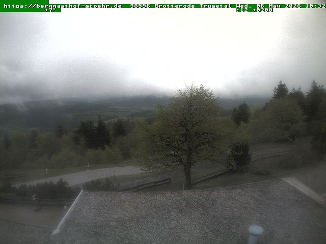 Archiv Foto Webcam Brotterode im Thüringer Wald