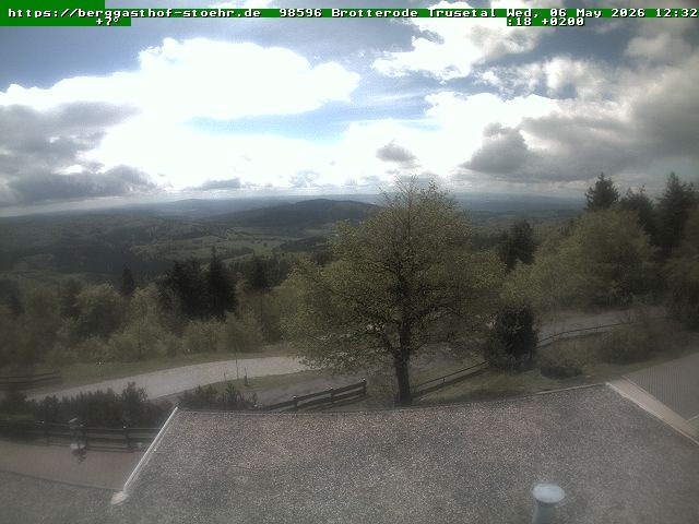 Archiv Foto Webcam Brotterode im Thüringer Wald