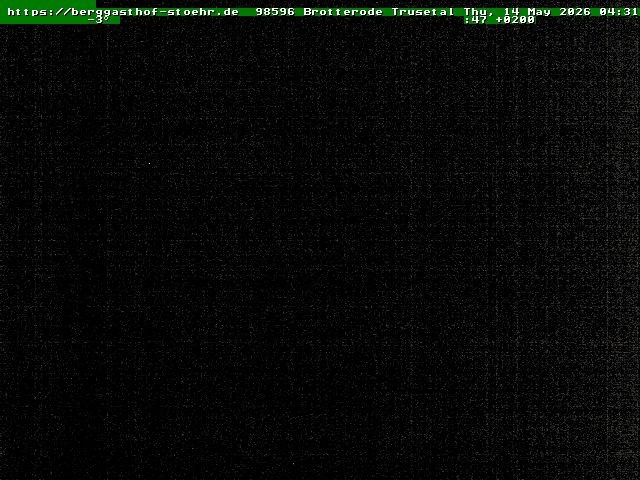 Archiv Foto Webcam Brotterode im Thüringer Wald