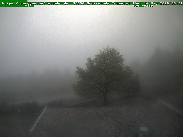 Archiv Foto Webcam Brotterode im Thüringer Wald
