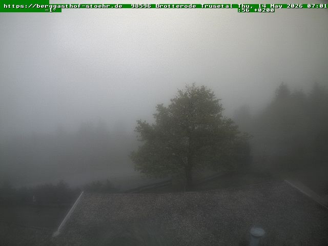 Archiv Foto Webcam Brotterode im Thüringer Wald