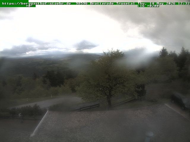 Archiv Foto Webcam Brotterode im Thüringer Wald