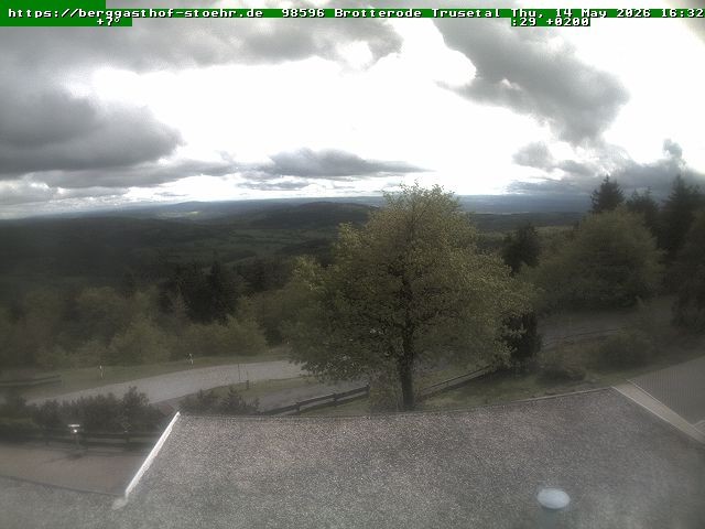 Archiv Foto Webcam Brotterode im Thüringer Wald