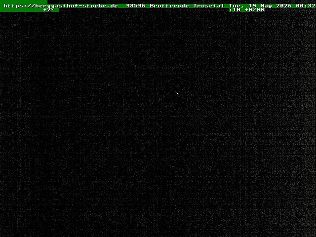 Archiv Foto Webcam Brotterode im Thüringer Wald