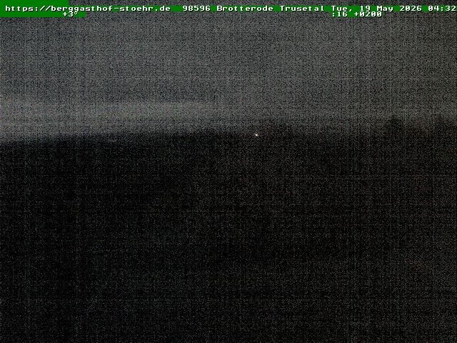 Archiv Foto Webcam Brotterode im Thüringer Wald