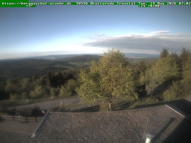 Archiv Foto Webcam Brotterode im Thüringer Wald