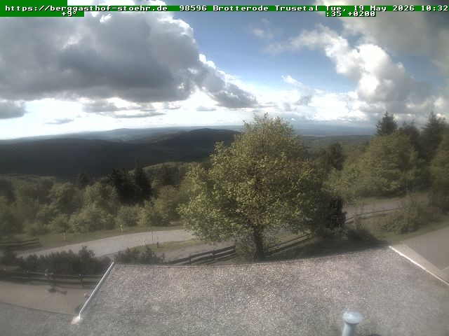 Archiv Foto Webcam Brotterode im Thüringer Wald
