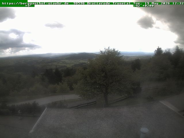 Archiv Foto Webcam Brotterode im Thüringer Wald