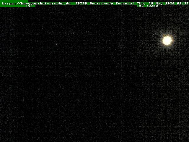 Archived image Webcam Brotterode (Thuringian Forest)