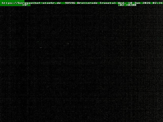 Archiv Foto Webcam Brotterode im Thüringer Wald