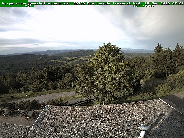 Archiv Foto Webcam Brotterode im Thüringer Wald