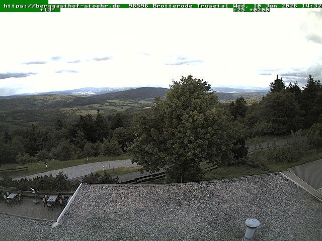 Archiv Foto Webcam Brotterode im Thüringer Wald