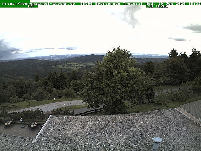Archiv Foto Webcam Brotterode im Thüringer Wald