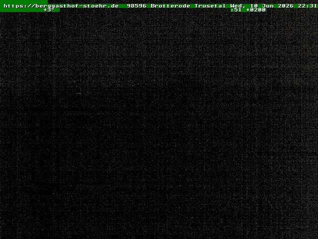 Archiv Foto Webcam Brotterode im Thüringer Wald
