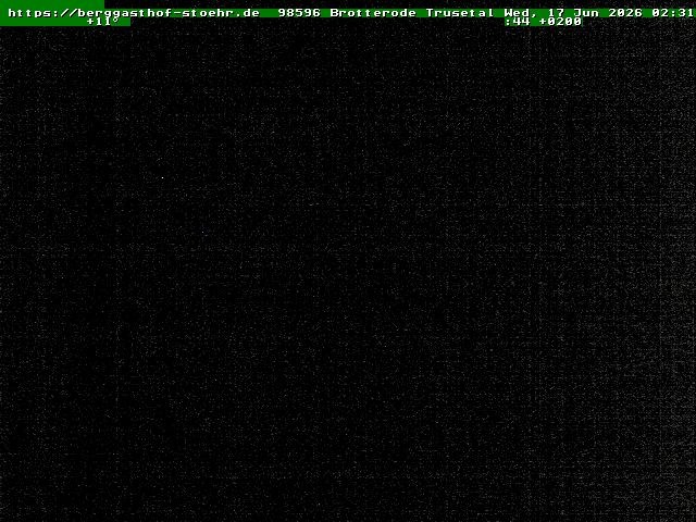Archiv Foto Webcam Brotterode im Thüringer Wald