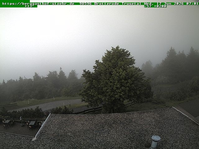 Archiv Foto Webcam Brotterode im Thüringer Wald